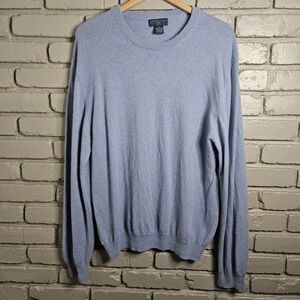 Joseph & Lyman Mens Sweater Extra Large Cashmere‎ Blue